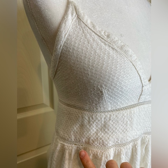 Roxy “Silver Light” strappy White Sleeveless Dress Small - Picture 4 of 13